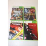 Four Xbox 360 games
