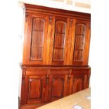 A quality Barker & Stonehouse mahogany wall unit with keys. Collection only 210cm x 165cm x 50cm