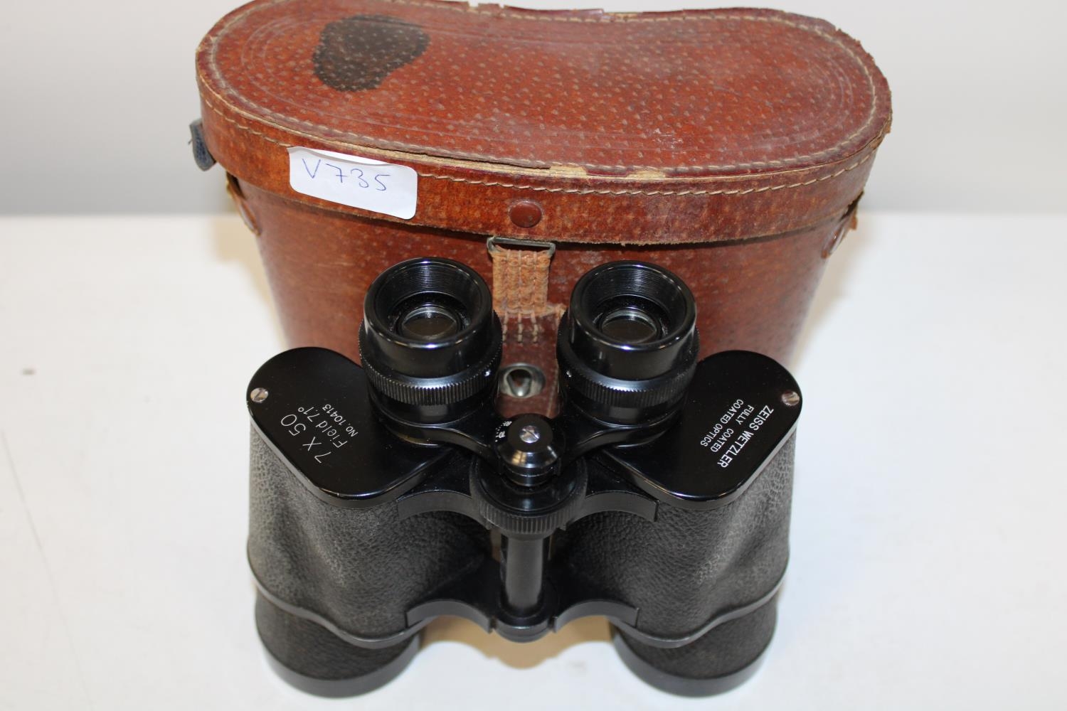 A pair of Zeiss Wetzler 7 x 50 field binoculars
