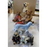 A selection of assorted animal figures