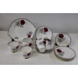 A Royal Stafford tea service 'Roses to Remember'.