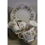 A pretty Queen Anne tea service