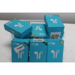 A selection of new wireless ear phones (unchecked)