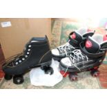 Two pairs of roller skates