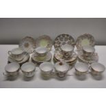 A Royal Vale bone china tea set & other ceramics - 34pcs