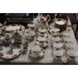 A large selection of Royal Albert OCR - 51pcs Collection Only