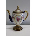 A Franklin Mint House of Faberge Imperial teapot with certificate