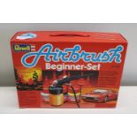 A boxed airbrush beginners set