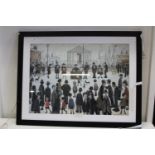 A well framed L.S. Lowry print 88cm x 68cm Collection only