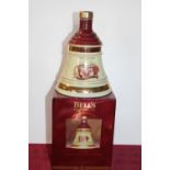 A sealed bottle of Bells Christmas whisky 1996