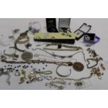 A selection large selection of costume jewellery