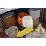 A selection of mostly new assorted lamp shades etc Collection Only