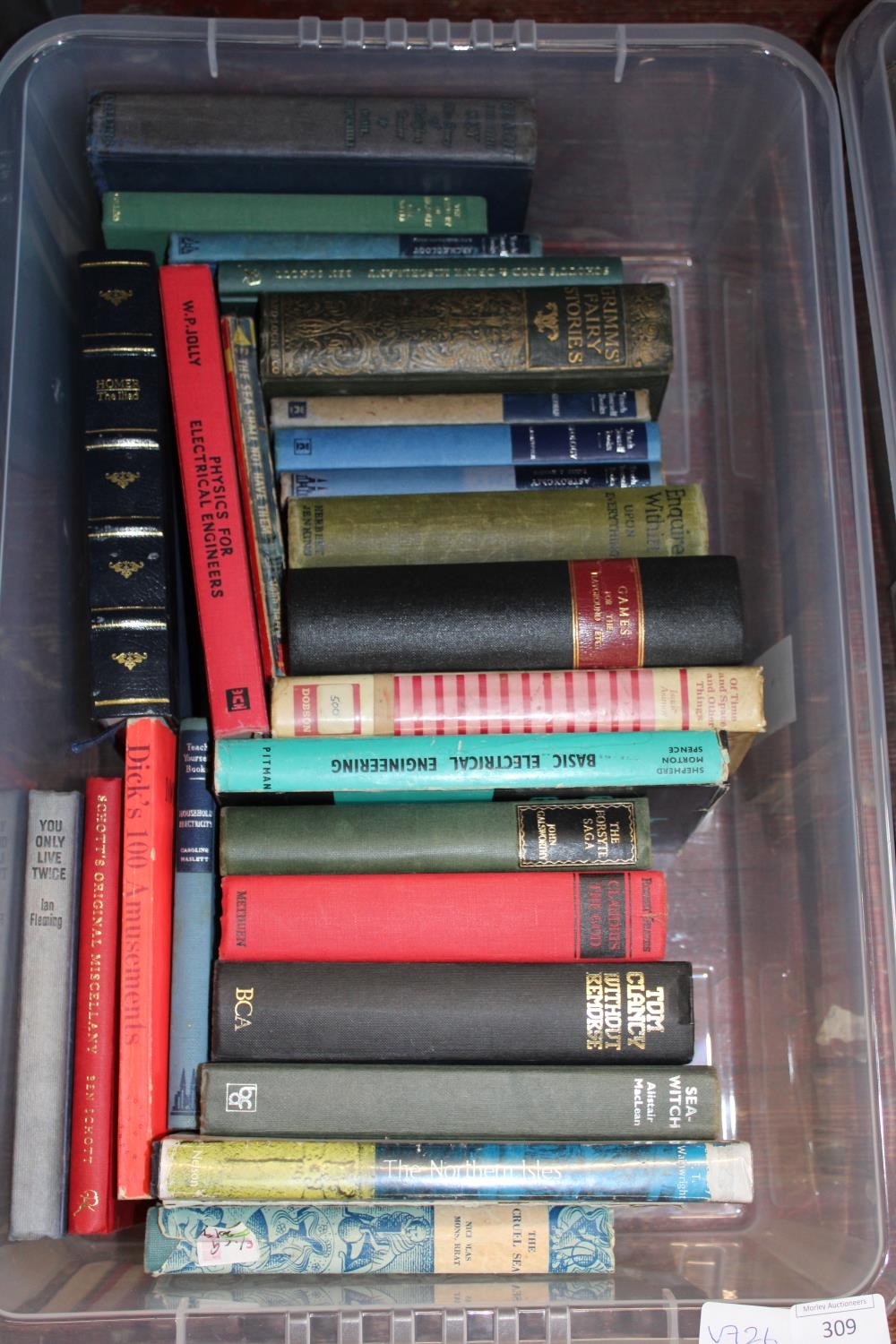 A large quantity of vintage books