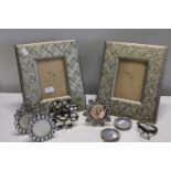 A job lot of assorted picture frames etc