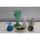 A group of quality art glass
