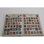 A vintage stamp album