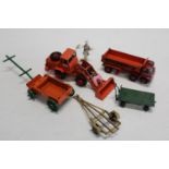 A selection of assorted vintage die-cast models by Lesney