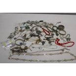 A large selection of costume jewellery