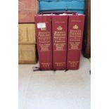 A Burke's Peerage 107th edition three volume set