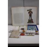 A job lot of Heraldry related items & ephemera