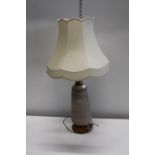 A stylish table lamp & shade