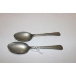 Two military issue dessert spoons