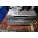 A Sharp video recorder & DVD player