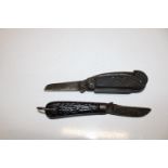 Two military jack knives