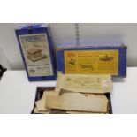 Two boxed wooden models (un-checked)