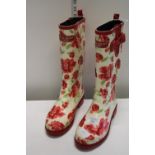 A new pair of Laura Ashley wellingtons size 4