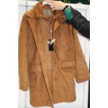 A new with tags suede jacket