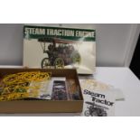 A boxed Bandai steam traction engine model (un-checked)