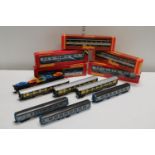 A selection of Hornby boxed carriages & other