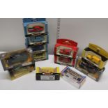 Twelve assorted boxed Corgi die-cast models