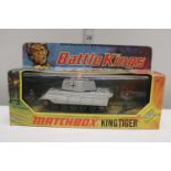 A boxed Matchbox King Tiger tank model K-104