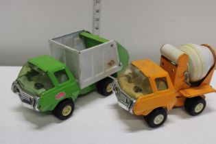 Two vintage tinplate Tonka toy models