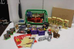 A box of misc toys & accessories etc