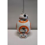A Star Wars BB-8 robot model