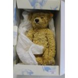 A boxed Steiff teddy bear