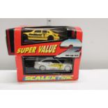 A Scalextric double car box set