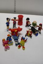 A selection of Beano toys & McDonalds toys