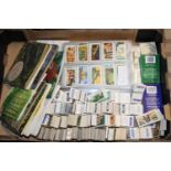 A large qty assorted cigarette cards etc including numerous full sets (over 1000 cards)