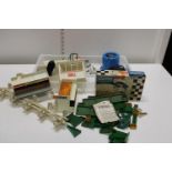 A job lot of Scalextric accessories etc