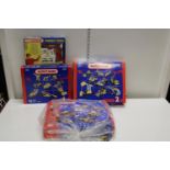 Four boxed Meccano sets (un-checked)