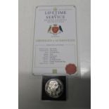 A 925 silver commemorative proof coin