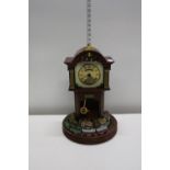 A novelty Flying Scotsman mantle clock