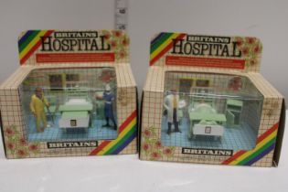 Two boxed Britain's hospital models 7851 & 7854