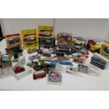 A large qty of assorted die-cast models etc