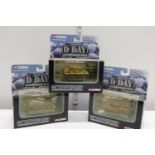 Three boxed Corgi D-Day model tanks