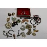 A selection of costume jewellery